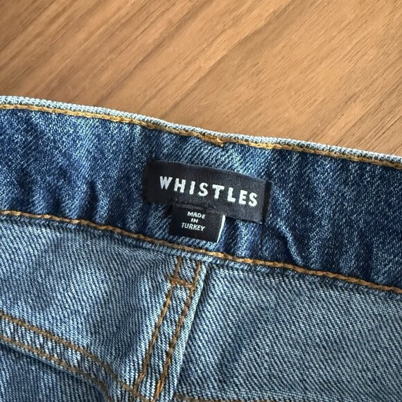 Whistles Barrel Leg Jeans High Waisted Size 26 - Picture 5 of 10